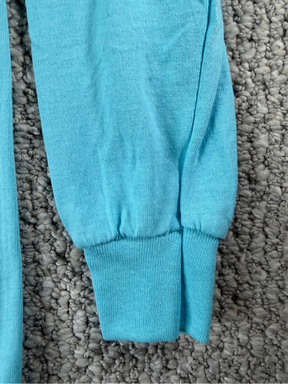 Simply Southern Light Teal Blue Long Sleeve Tee Lion Tracker Conservation Size S - Picture 5 of 8